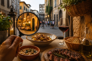 cercando il miglior ristorante a lucca